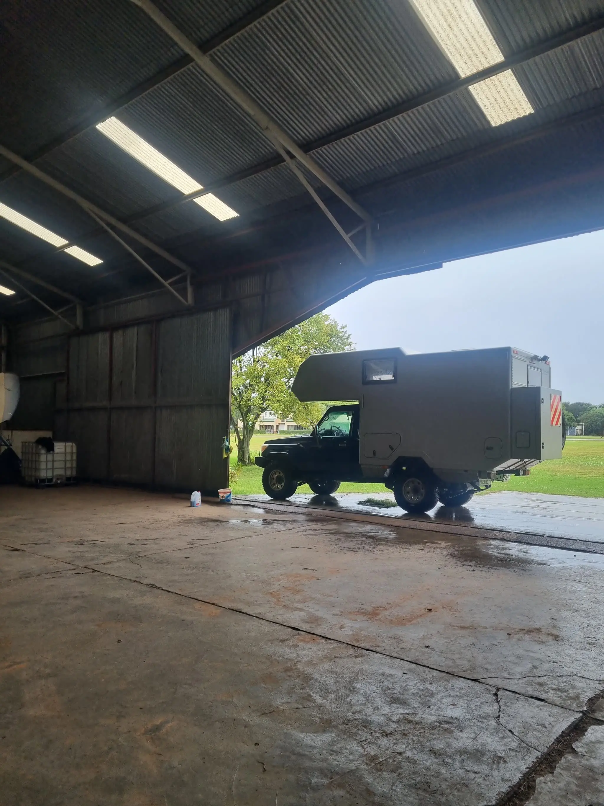 The workshop. Most things we fix here. The rest goes to people we trust.